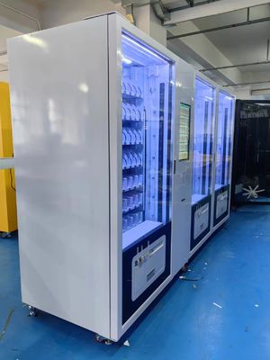 Unmanned Retail Convenience Store Huge Capacity Three-in-one Refrigerated Food Coke Vending Machine