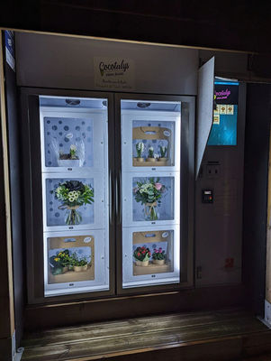 Micron Exported Globally Customized Locker Vending Machine For Eggs Cheese Fresh Flowers Vending Machine