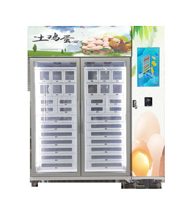 For Farmer Use Coin Cash Operated Customized Refrigerated Locker Fresh Eggs Vending Machine