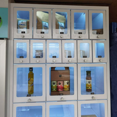 For Farmer Use Coin Cash Operated Customized Refrigerated Locker Fresh Eggs Vending Machine