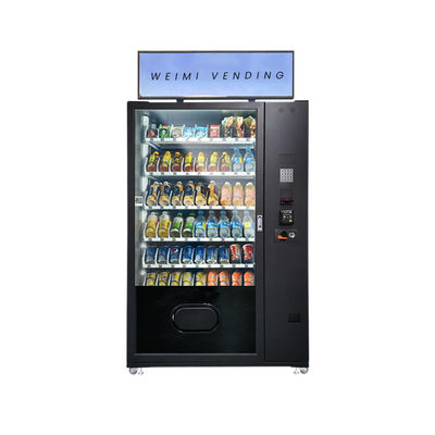 Commercial smart Snack Drink Vending Machine With Extra Screen For Branding Price Promotion