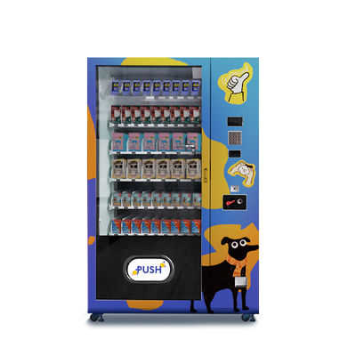 Commercial smart Snack Drink Vending Machine With Extra Screen For Branding Price Promotion