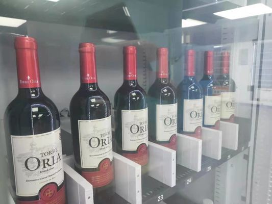 Commercial Cocktail Vending Machine With Lift Age Verification For Glass-Bottled Alcohol Beer Wine