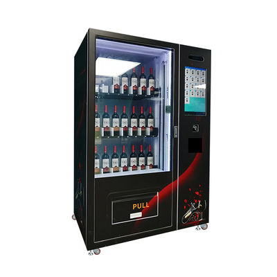 Commercial Cocktail Vending Machine With Lift Age Verification For Glass-Bottled Alcohol Beer Wine