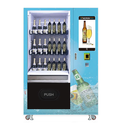 Bank Card Payment System Self Service Vending Machines With Cooling System
