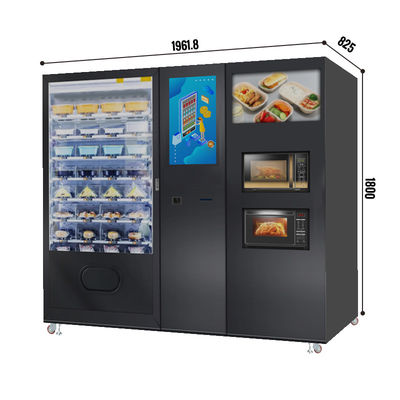 24/7 Fresh Hot Bento Machine With Microwave For Ready Meals Prep Food Vending Machine