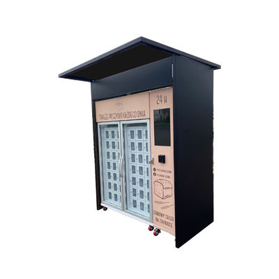 Custom Cooling Locker 24H Outdoor Bread Vending Machine For Cakes Pies Desserts With Card Reader