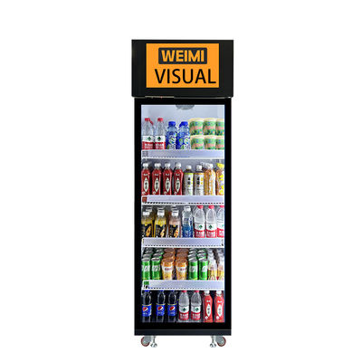 Intelligent Algorithm AI-Powered Vending Machine For Snacks Drinks Fresh Food Fruits Grab And Go Fridge