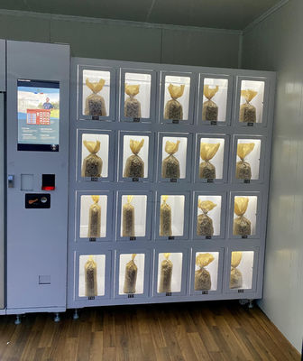 6-10 KWh Combo Bread Vending Machine Customized Lockers Huge Capacity