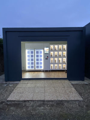 6-10 KWh Combo Bread Vending Machine Customized Lockers Huge Capacity