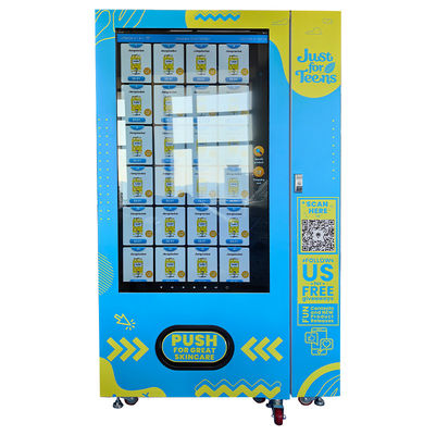55-inch Big Touch Screen Skincare Products Sephora Vending Machine With Card Reader For Advertising Promotion