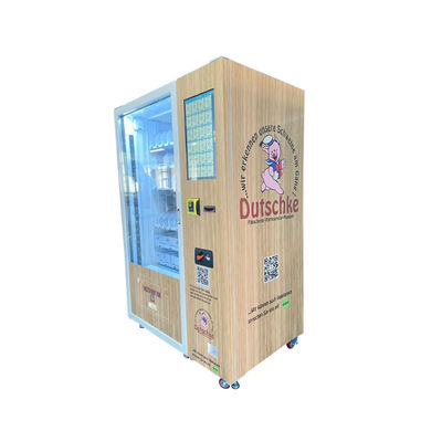 24/7 Profitable Sausage Vending Machine With Shelf Life Management Coin Banknote Operated