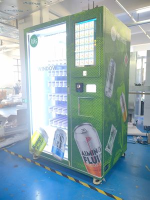 Advertising Management Sales Data Tracking And Error Notifications Smart Alcohol Vending Machine
