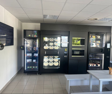 5-20 Trays Capacity Metal Smart Fridge Vending Machine for Ice Cream Durable Design