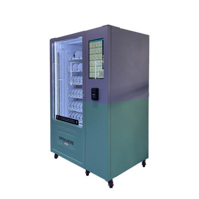 21.5 Inch Touch Screen Frozen Food Vending Machine with -22-20°C Cooling System W166*D71*H217 Cm