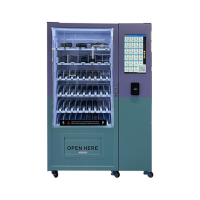 350-600 Capacity Frozen Food Vending Machine with 21.5 Inch Touch Screen and Durable Metal Frame