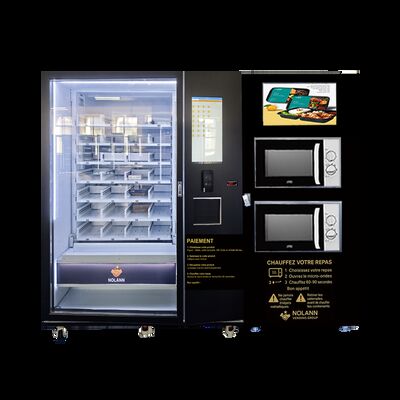 Quality  Big Capacity Hot Food & Pizza Vending Machine with Microwave Heating and Refrigeration System factory