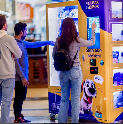 Quality  Smart Pet Medicine & Supplies Vending Machine with Side Lockers for Pet Stores & Veterinary Clinics factory