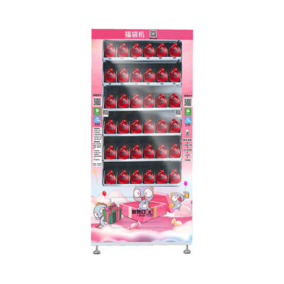 LED lighting lucky vending machine with cashless payment systems, large box vending machine, Micron