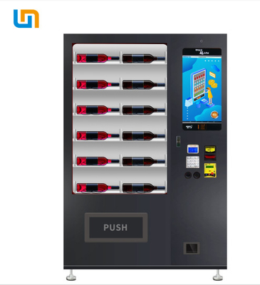 Red Wine Custom Vending Machines With Elevator glass bottle Micron Smart Vending Machine For Sale
