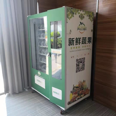 Capacity 337-662 Conveyor Vending Machine / Salad Vegetables Fruit Vending Machine with elevator