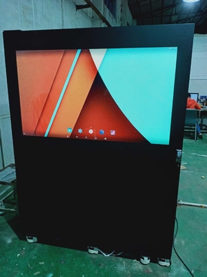 Touchscreen Small Drink Vending Machine , Black Vending Machine Equipment