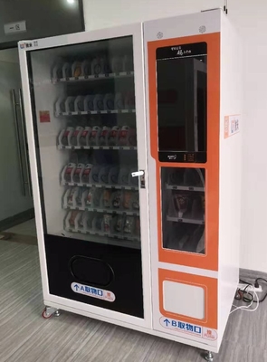 Customized Sticker wrap Snack And Drink touch screen internet Vending Machines for Pakistan market