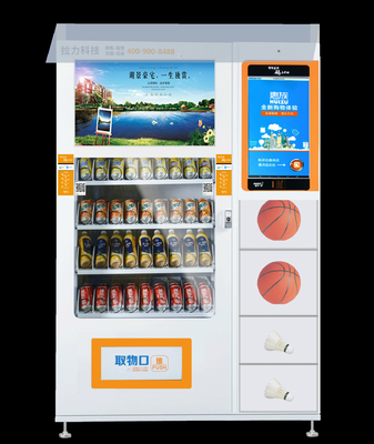 Salad Jar Canned Bottle drink Vending Machines With 22 Inch Touch Screen, Touch Screen Vending Machine, Micron