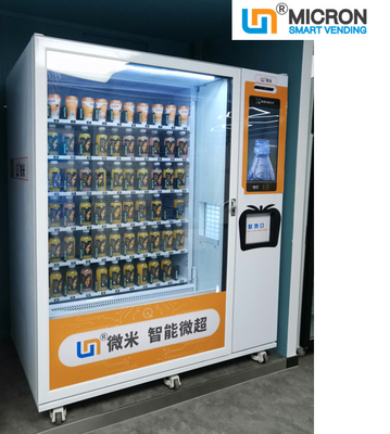 Middle Pick Up Cut Fruit Salad Box Health Vending Machine Push Board Elevator