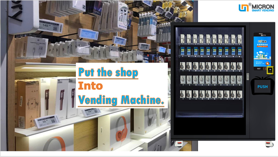 Middle Pick Up Cut Fruit Salad Box Health Vending Machine Push Board Elevator