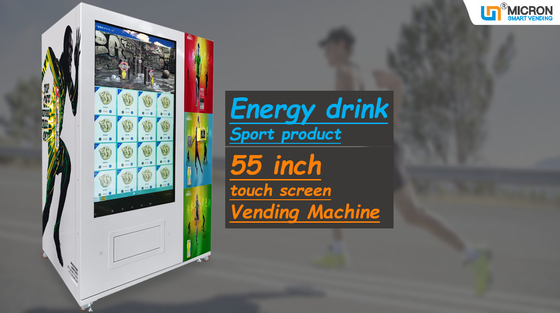 Coin Operated 24 Hours Self Service Smart Vending Machine With Nayax Card Reader