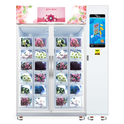 Max. 69 Flower Vending Machine Remote Controlled With Refrigeration System