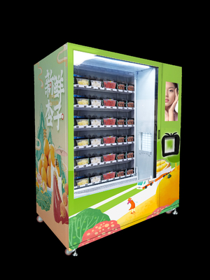 Middle Pick Up Cut Fruit Salad Box Health Vending Machine Push Board Elevator