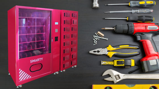 24 Hours Self-Service Combo Sprial Locker Tool PPE Vending Machine In Factory Hospital