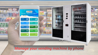 Cooling Heat Bottle Can Snack Drink Smart Vending Machine Coin Note Payment