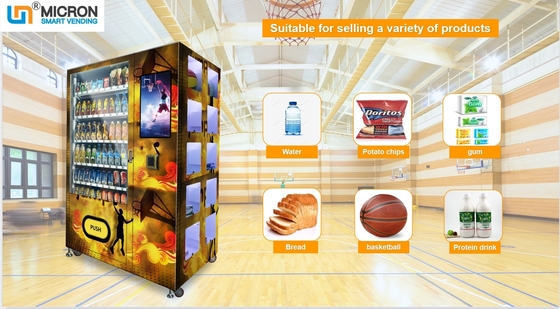 Basketball Drinks Combination Vending Machine Support Electronic Wallet Payment