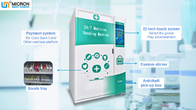 OEM medical drug vending machine with remote monitoring system