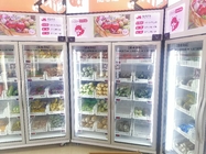 Frozen Food Egg Smart Fridge Vending Machine In Micron Unmanned Market