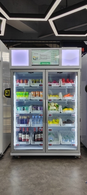 220V Ice Cream Vending Machine For Foods Drinks Smart Vending Fridge