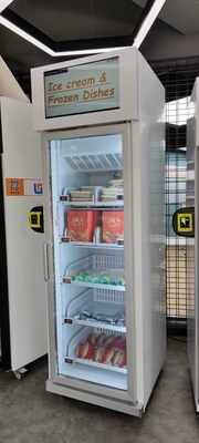 220V Ice Cream Vending Machine For Foods Drinks Smart Vending Fridge