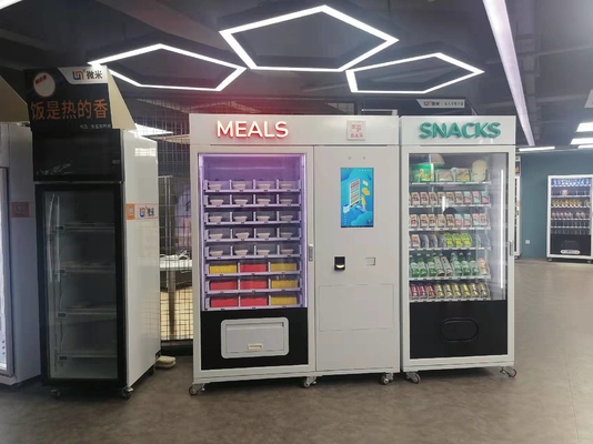 Snack Food Vending Machines For Sale With Refrigeration Touch Screen Micron Smart Vending Machine