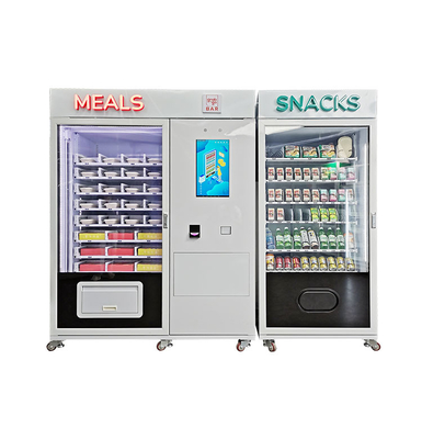 Public Convenient Breakfast Food Sandwich Custom Vending Machine With Microwave Micron