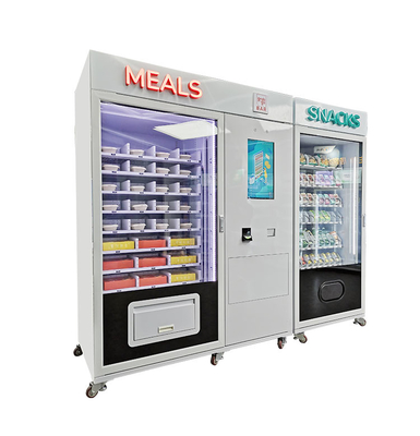 Public Convenient Breakfast Food Sandwich Custom Vending Machine With Microwave Micron