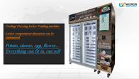 Smart Bread Vending Machine 240V 10KWh Customize Color