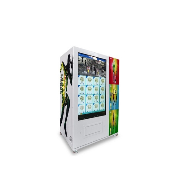 55 Inch Touch Screen Advertising E-Cigarette Vending Machine Card Readers Payment