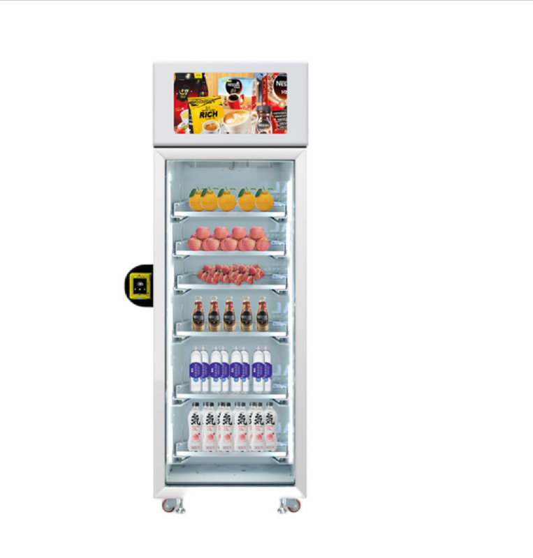 WIFI Convenience Store Snack Food Vending Machine For Beverage Milk Beer
