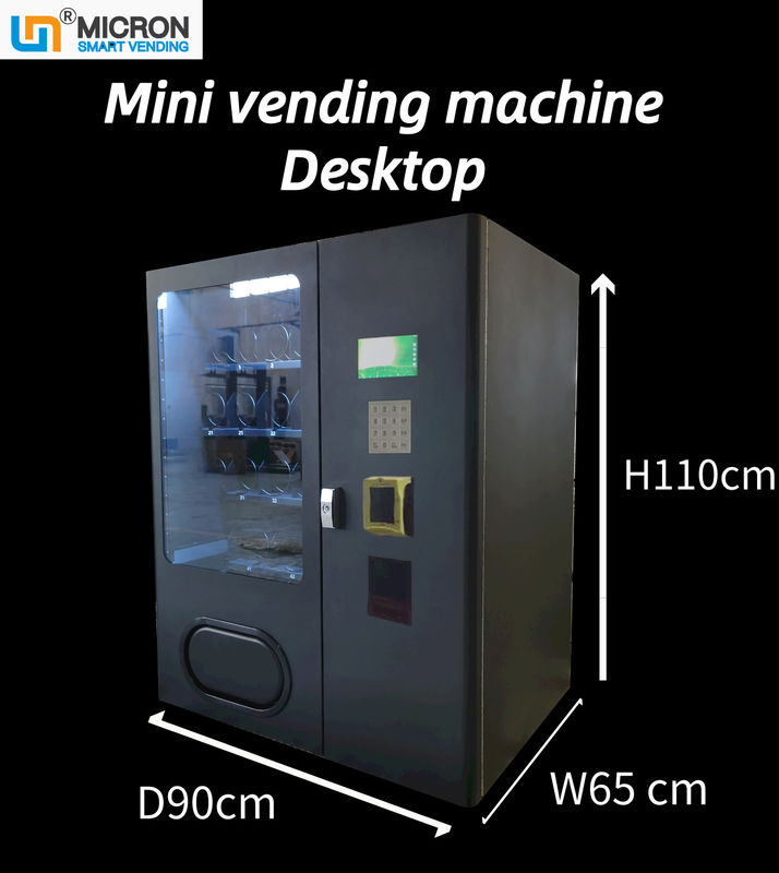 Strip Steel Door Mini Snack Beverage Small Item Vending Machine With Smart System