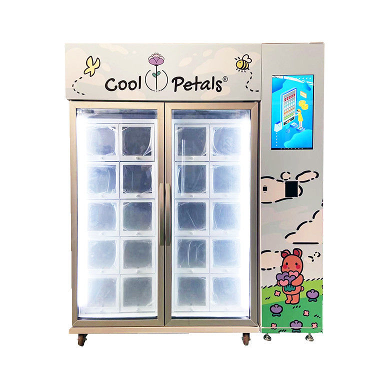 Micron Commercial 24/7 Self Service Cooling Fresh Bouquet Flower Vending Machine In Unmanned Retail Store