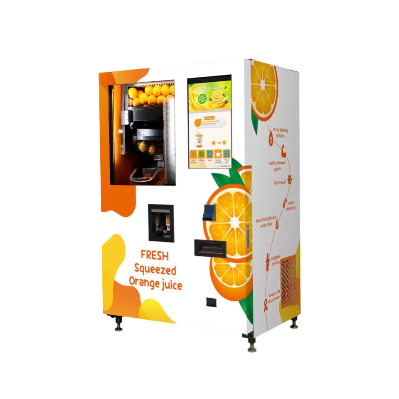 Automatic Orange Vending Machine With Card Reader Apple Sugar Cane ...