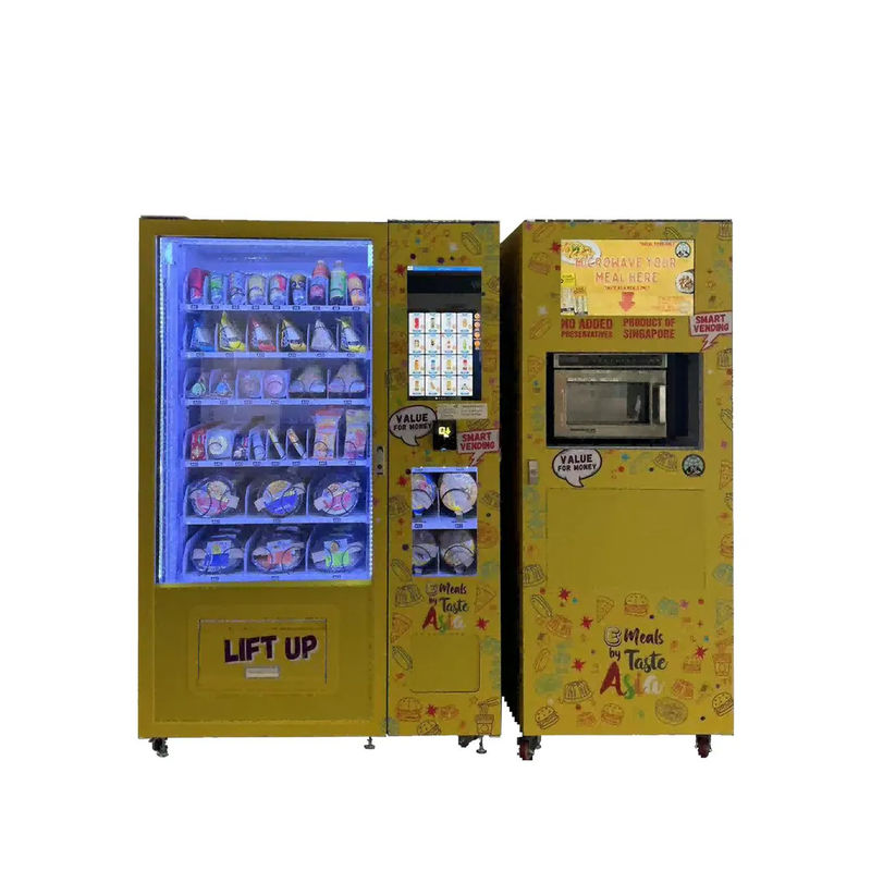 Healthy Foods Machine With Microwave For Hot Food Ready To Eat Meals Prep Vending Machine